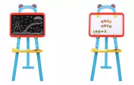 Tablice dla dzieci - Tablica Magnetyczna Kredowa 3w1 Akcesoria Zestaw - miniaturka - grafika 1