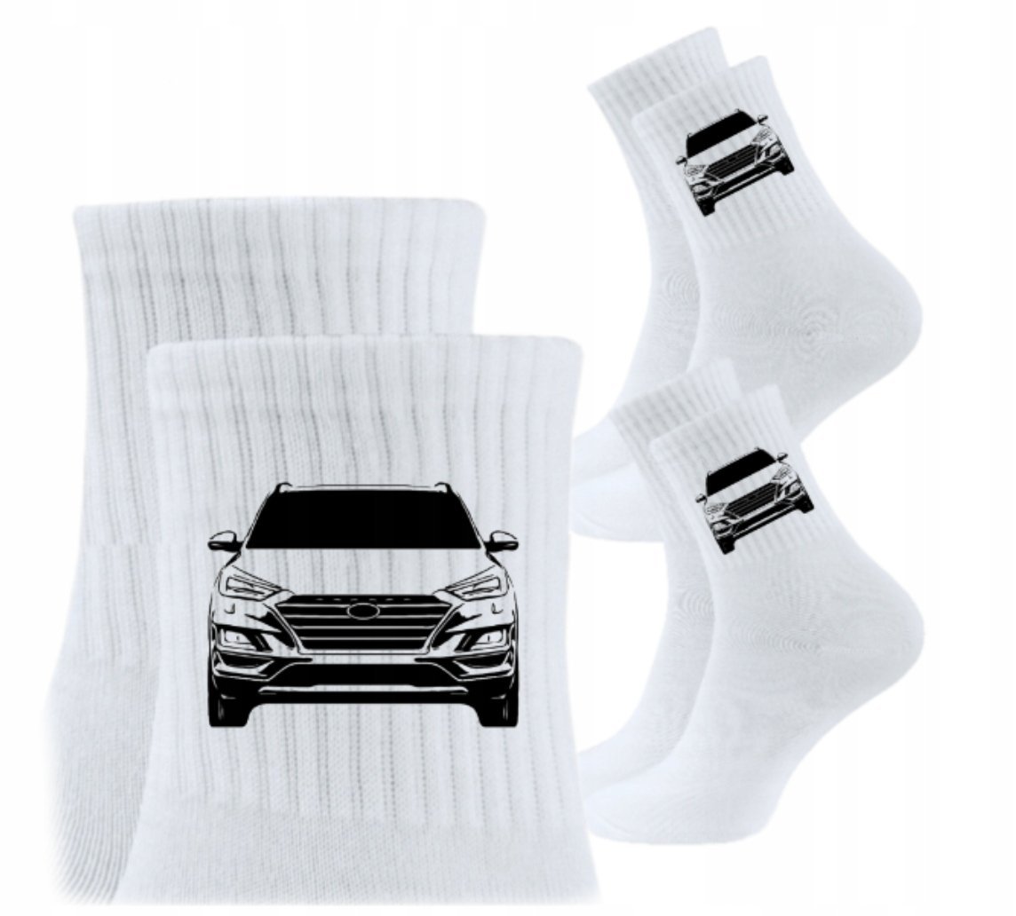 3x Skarpetki Urodziny Prezent Skarpety dla kierowcy auta HYUNDAI