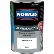 Emalie - Emalia chlorokauczukowa Biały 0,9 l NOBILES - miniaturka - grafika 1