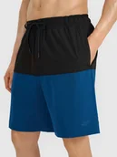 Stroje kąpielowe - Męskie szorty plażowe kąpielowe z wewnętrznymi majtkami siatkowymi 4F 4FWSS25UBDSM135-46S Zielony Roz. XL - miniaturka - grafika 1