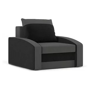 Fotel do salonu, Hewlet, 87x92x75 cm, szary, czarny - Fotele Fotel do salonu, Hewlet, 87x92x75 cm, szary, czarny - Fotele - miniaturka - grafika 1