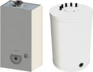 Piece i kotły grzewcze - Termet pakiet 2: kocioł kondensacyjny jednofunkcyjny Silver Pro 20 kW + zasobnik SG PLUS 120l WKP6151000000-26/G - miniaturka - grafika 1