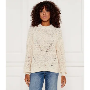 Desigual Sweter | Loose fit - Swetry damskie - miniaturka - grafika 1
