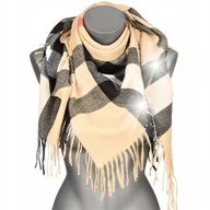 Apaszki i szaliki damskie - Duży Szalik Damski bawełniany ciepły modny szal - miniaturka - grafika 1