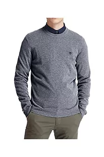 Timberland Merino Crew Sweter Męski, Ciemnoszary, XL - Swetry męskie - miniaturka - grafika 1