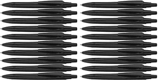 Schneider Długopis Reco (z tworzywa sztucznego pochodzącego z recyklingu, wyróżniony "Der Blaue Engel", kolor tuszu: czarny) czarny, opakowanie 20 sztuk - Długopisy - miniaturka - grafika 1