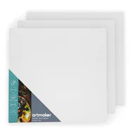 Podobrazia, bloki, papiery - Podobrazie 25X25 Cm Płótno Malarskie Zestaw 3 Szt - miniaturka - grafika 1