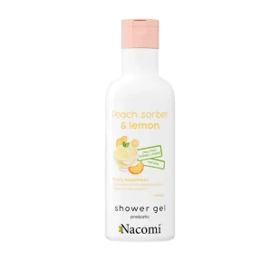 Nacomi Shower Gel żel pod prysznic Sorbet Brzoskwiniowy i Cytryna 300ml - Kosmetyki do kąpieli - miniaturka - grafika 1