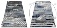 Dywany - Dywan DE LUXE nowoczesny 460 Linie - Strukturalny granatowy / złoty niebieski 120x170 cm - miniaturka - grafika 1