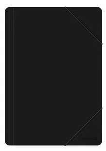 OFFICE PRODUCTS Teczka z gumką A4, PP, 500mikr., 3-skrz., czarna 21195251-05 - Teczki i skoroszyty - miniaturka - grafika 1