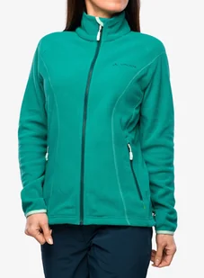 Bluza polarowa damska Vaude Rosemoor Fleece Jacket II - wave - Bluzy sportowe damskie - miniaturka - grafika 1