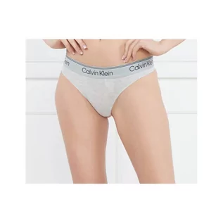 Majtki damskie - Calvin Klein Underwear Stringi ATHLETIC COTTON THONG - grafika 1