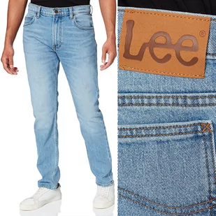 Lee Rider Slim Worn New Hill Męskie Rurki W31 L32 - Spodnie męskie - miniaturka - grafika 1