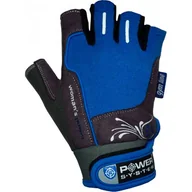 Rękawice do ćwiczeń - Rękawice fitness Power System  Fitness Rukavice Womans Power Modré XS - miniaturka - grafika 1