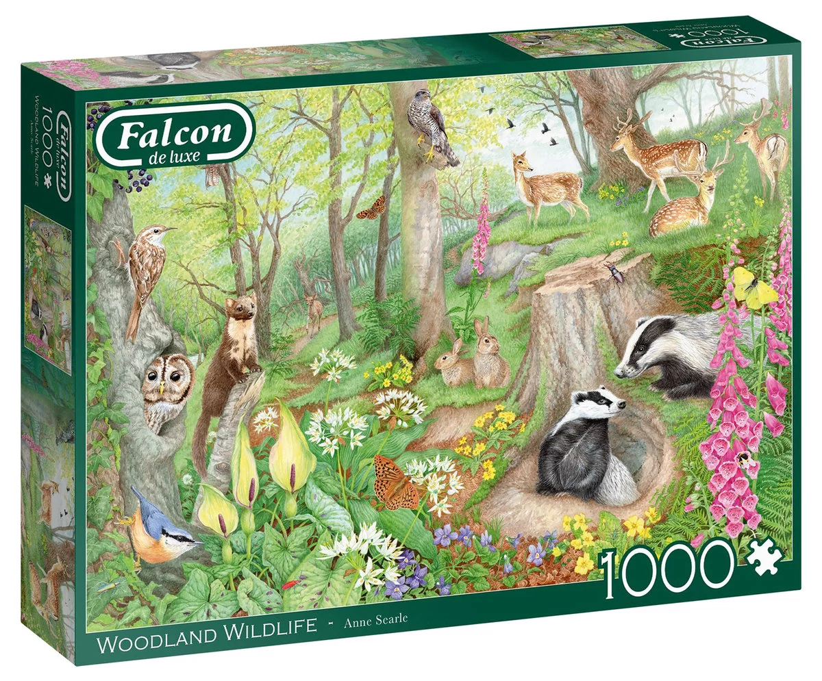 Falcon, puzzle Leśne Zwierzęta