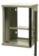 Akcesoria do serwerów - EmiterNet Szafa wisząca niedzielona 10'' 9U, drzwi blacha/szkło, 325×330x445mm (szer./gł./wys.) - miniaturka - grafika 1