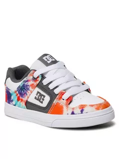 Buty dla dziewczynek - DC Shoes Sneakersy Pure ADBS300267 Biały - grafika 1