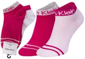 Skarpetki damskie - CALVIN KLEIN SKARPETKI STOPKI 2 PARY WHITE/PINK 701218775 003 - Rozmiar: 37-41 - miniaturka - grafika 1