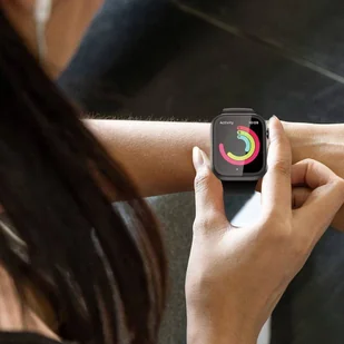 Etui APPLE WATCH 4 / 5 / 6 / SE (44MM) Tech-Protect Defense360 pomarańczowo czarne - Akcesoria do smartwatchy - miniaturka - grafika 5