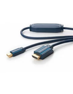 ClickTronic kabel Mini DP (Display Port)- HDMI 1m CLICKCDP70742 - Kable - miniaturka - grafika 2