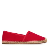 Espadryle damskie - Espadryle Tommy Hilfiger Flag Canvas Espadrille FW0FW08541 Czerwony - miniaturka - grafika 1