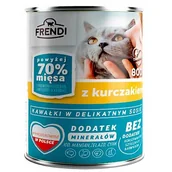 Mokra karma dla kotów - Frendi Mokra Karma Dla Dorosłych Kotów Z Kawałkami Kurczaka W Sosie 800 g - miniaturka - grafika 1