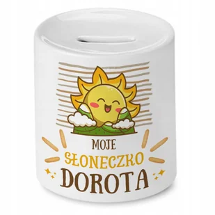 Skarbonka 330 ml Dla Doroty Córki Dziecka Prezent z Nadrukiem ze Zdjęciem - Skarbonki - miniaturka - grafika 1