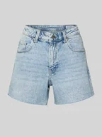 Spodenki damskie - Szorty jeansowe o kroju regular fit z mieszanki bawełny model ‘TESS’ - miniaturka - grafika 1