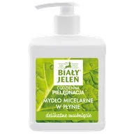 Mydła - Biały Jeleń, mydło micelarne w płynie, Delikatne Muśnięcie, 500 ml - miniaturka - grafika 1
