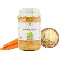 Pasztet i przetwory mięsne - Kapusta kiszona z marchewką 850 g - Ogródek Dziadunia - miniaturka - grafika 1