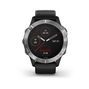 Smartwatch - Garmin Fenix 6 Czarno-srebrny (010-02158-00) - miniaturka - grafika 1