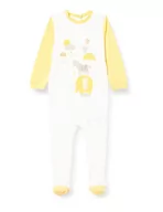 Piżamy chłopięce - Chicco Unisex Baby Tutina Con Apertura Sul Patello zestaw piżamowy, Bianco, 0 miesi?cy - miniaturka - grafika 1