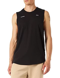 G-STAR RAW Męski t-shirt Lash Tank Top, Black (Dk Black C372-6484), M - Koszulki sportowe męskie - miniaturka - grafika 1