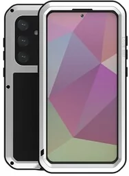 LOVE MEI Etui Pancerne + szkło Powerful do Galaxy S24 Plus, srebrne - Etui i futerały do telefonów - miniaturka - grafika 1