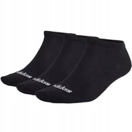 Skarpetki męskie - Skarpety adidas Thin Linear Low-Cut Socks 3P czarne IC1299 34-36 - miniaturka - grafika 1