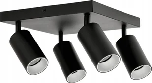 Lampa Sufitowa Szyna Kinkiet Spot 4xGU10 Silver - Lampy ścienne - miniaturka - grafika 1