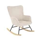 Fotele - Fotel Bujany Belmiro Krem Halmar - miniaturka - grafika 1