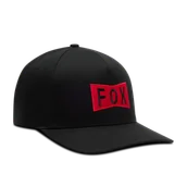 Czapki damskie - Czapka FOX Typeface Flexfit CzarnyL/XL - miniaturka - grafika 1