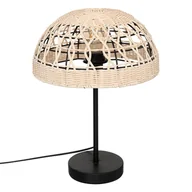 Lampy stojące - Lampa stołowa RORY, pleciony klosz, wys. 41, 5 cm - miniaturka - grafika 1