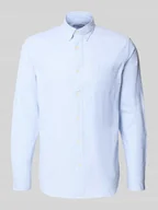 Koszule męskie - Koszula casualowa o kroju regular fit z mieszanki bawełny model ‘REGRICK’ - miniaturka - grafika 1