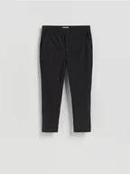 Spodnie męskie - Reserved - Sztruksowe spodnie jogger - ciemnoszary - miniaturka - grafika 1