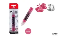 Przybory szkolne - Farba strukturalna 3D fuksja 30ml - Artix - miniaturka - grafika 1