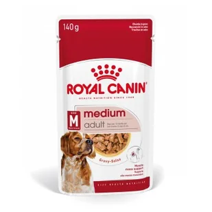 ROYAL CANIN Medium Adult w sosie 10x140 g - Mokra karma dla psów ROYAL CANIN Medium Adult w sosie 10x140 g - Mokra karma dla psów - miniaturka - grafika 1