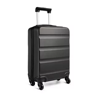 Kono 19" walizka kabinowa carry-on, trwała i lekka, walizka ABS hardshell z 4 cichymi kółkami i zamkiem szyfrowym, 55x38x20cm, 33L（Szary） - Walizki - miniaturka - grafika 1