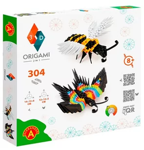 Alexander Origami 3D - 2w1 motyl i pszczoła ALEX - - Zabawki kreatywne - miniaturka - grafika 1