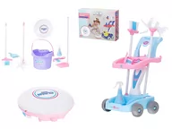 Zabawki AGD - Wózek do sprzątania akcesoria robot odkurzacz - miniaturka - grafika 1