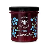 Miód - PASIEKA - SADOWSKICH miód z borówką 430 g - miniaturka - grafika 1