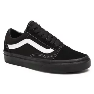 Vans Tenisówki Old Skool VN0A3WKT5WU1 (Suede/Cnvas)Blkblktrwht - Trampki damskie - miniaturka - grafika 1