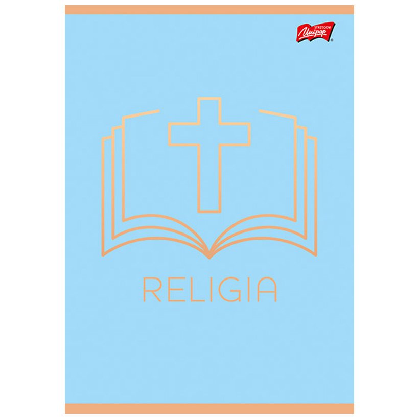 Zeszyt do religii. A5 32 kartki kratka 70 g/m2