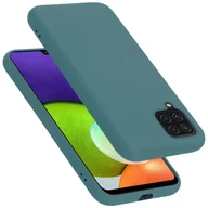 Etui i futerały do telefonów - Etui ochronne Cadorabo do Samsung Galaxy A22 4G / M22 / M32 4G w kolorze zielonym Etui na telefon komórkowy Pokrowiec TPU Etui - miniaturka - grafika 1